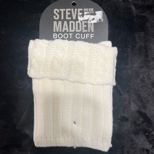 Steve Madden boot cuffs. Ivory color. Brand new on card. Super cute and …